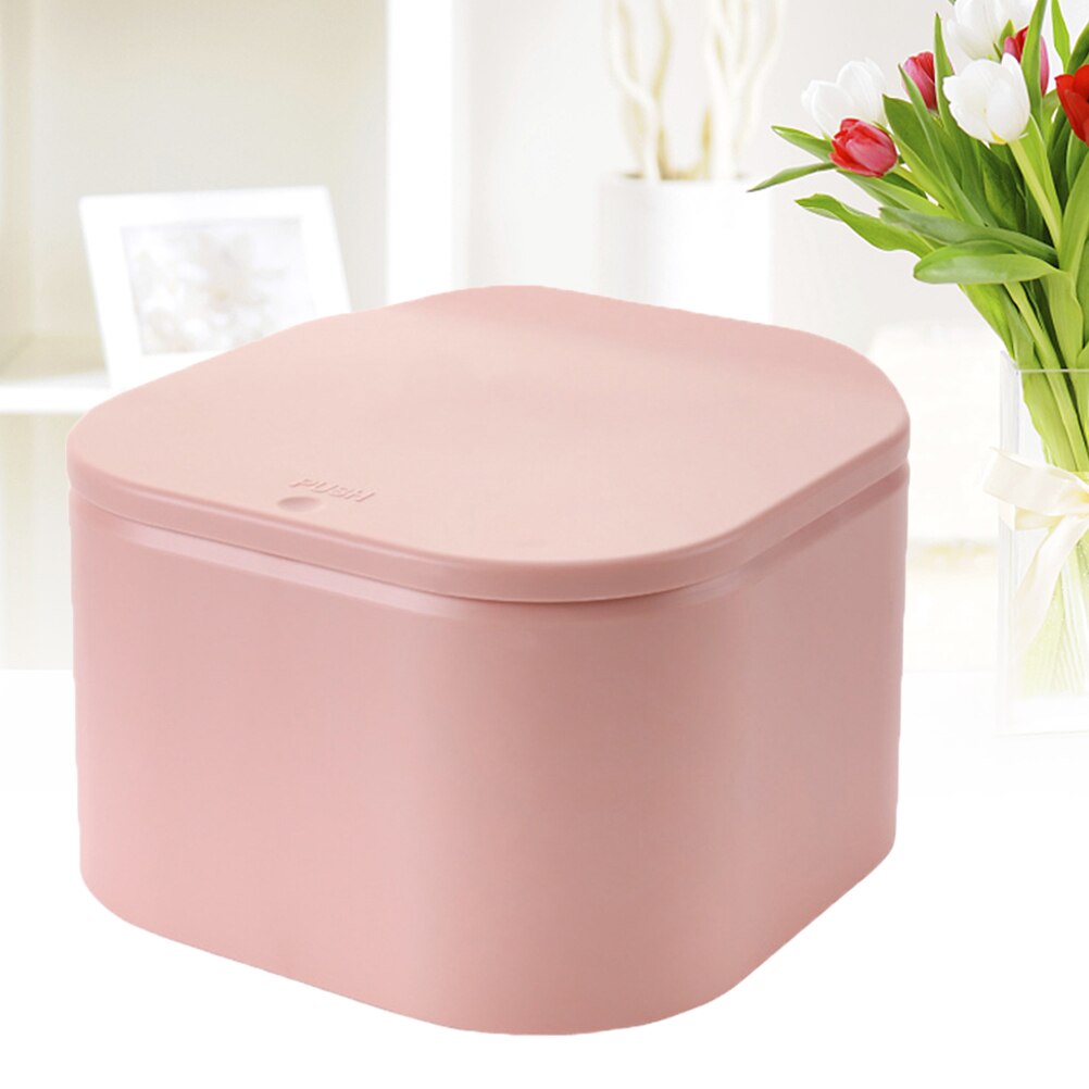Push Type Leuke Mini Afvalbak Home Office Badkamer Prullenbak Desktop Vuilnis Doos Tafel Vuilnisbak Diversen Bins