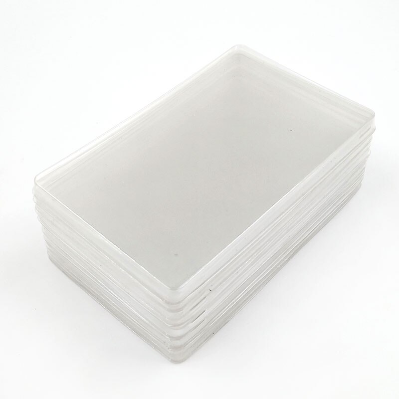 50/ pakke klare vippebrett plast mink vippeholder øyenvippebrett for 1/3/5 par øyenvippe emballasjeboks firkantet etui: C