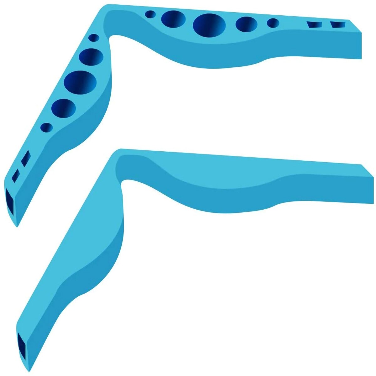 5PCs Face Silicone Nose Bridge Increases Breathing Space To Help Breathe Smoothly Anti-fogging Nose Bridge: 1pc E