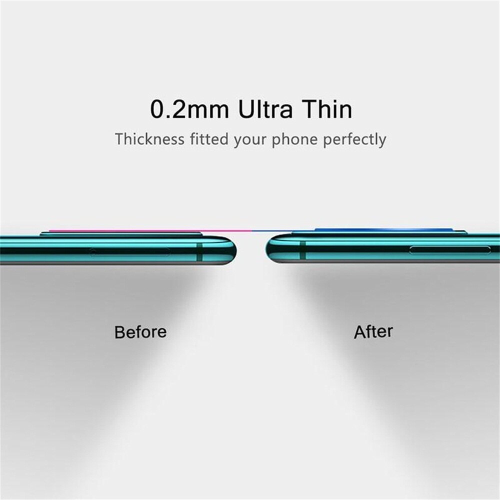 Protector de lente de cámara trasera 9H cubierta completa de vidrio templado HD fotografía lámina protectora para móvil accesorios para Xiaomi Redmi K30
