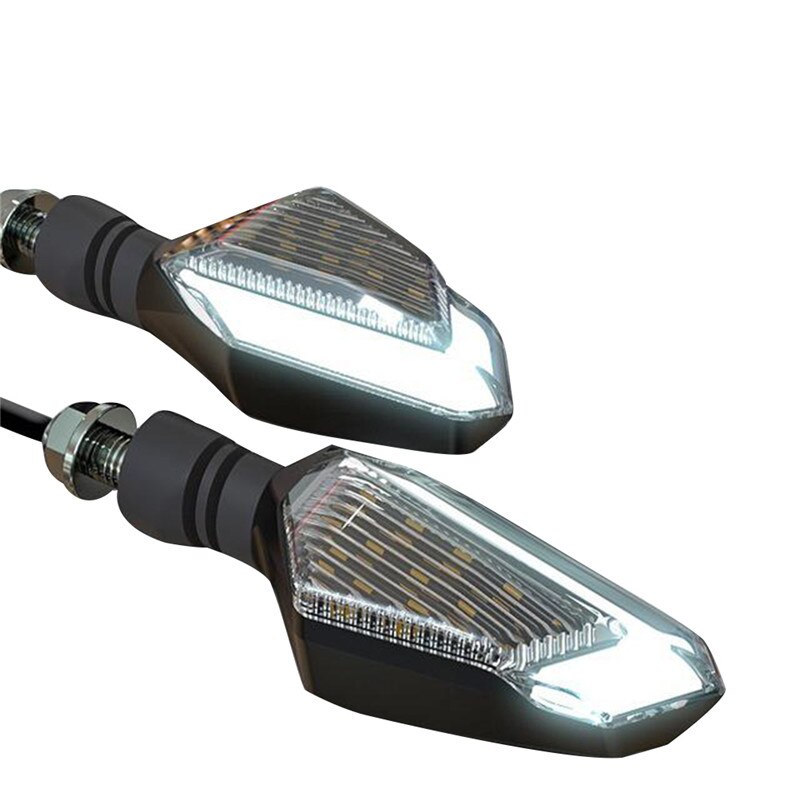 Universal Irregular Shape Motorcycle LED Warning Light Daytime Indicator Running Light Motorbike Night Driving Traffic Light