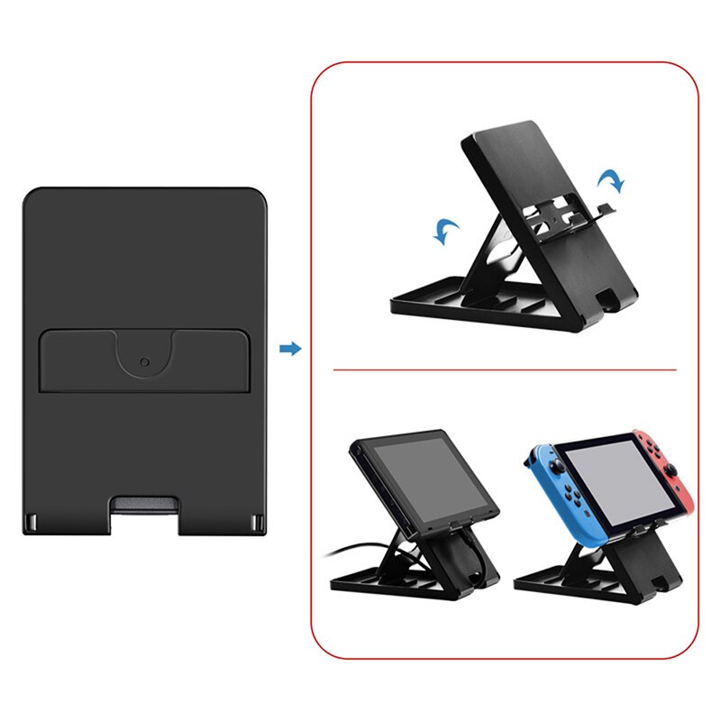 Stand Holder Base Foldable Playstand For Nintendo Switch Console Portable Multi-Angle Bracket Compact Game Rack