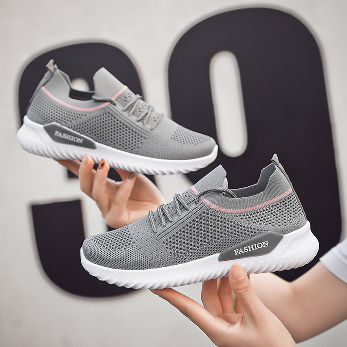 JUODVMP vrouwen Lace-up Jazz Dance Sneakers Zwart Outdoor