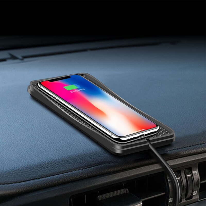 15W Fast Wireless Charger Pad Car Wireless Charger for Samsung S20 S10 Fast Charging Pad Dashboard Holder for iPhone 11 XS SE2