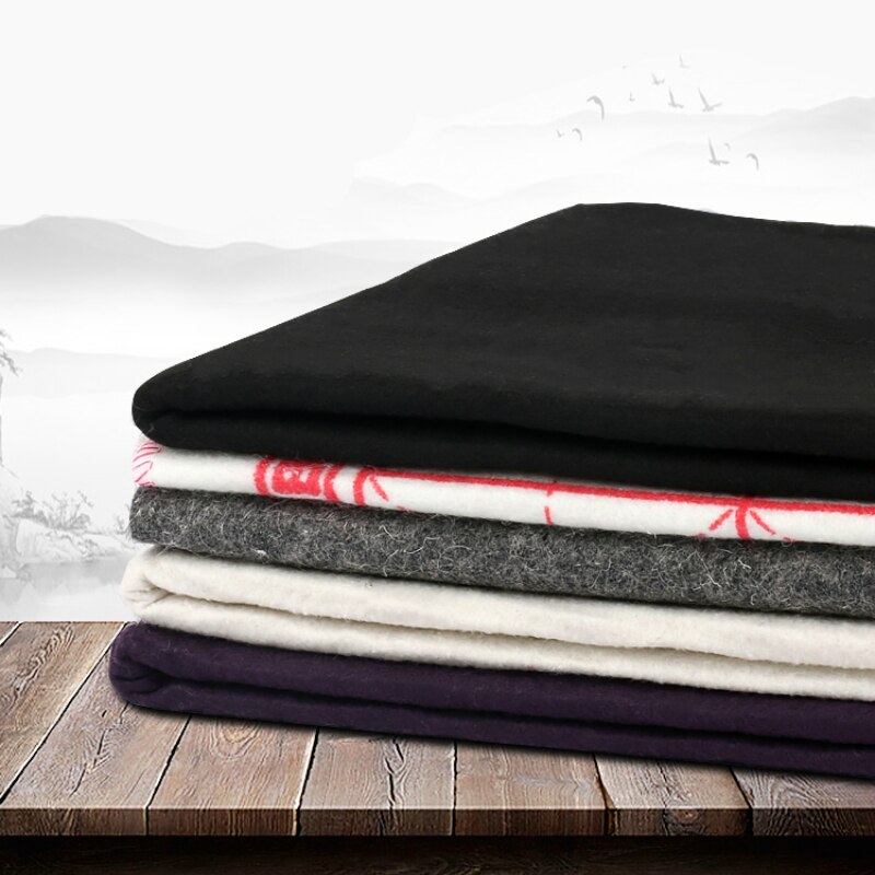 Woolen Fiber Calligraphy Painting Felt Pad Blended Traditional Chinese Painting Felt Pad Washable Writing Calligraphie Felt Mats