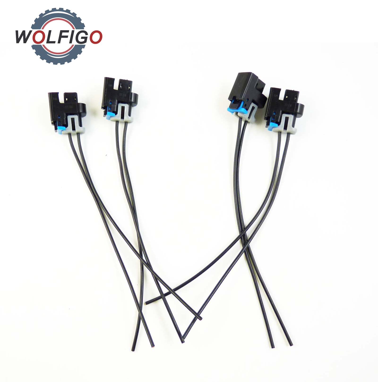 WOLFIGO Fuel Injector Connector Harness Pigtail Replaces 1P1575 S-1014 PT2135 PT5891 575356 88988814 For Chevrolet GMC Buick