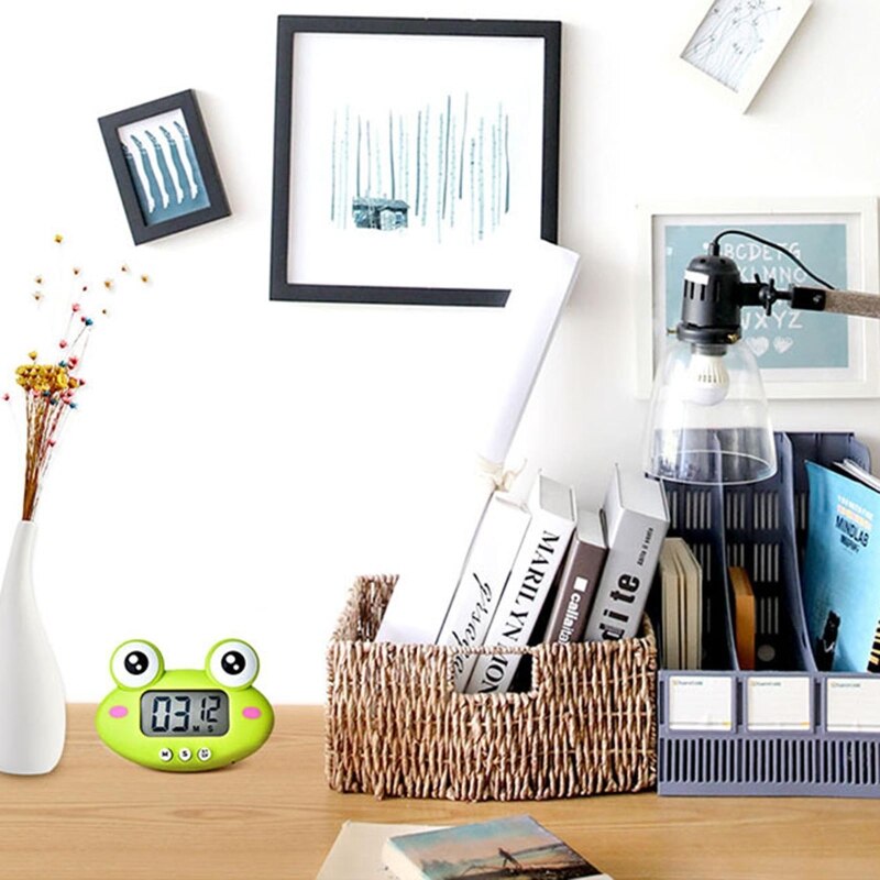 Cute Cartoon Animal Countdown Timer Frog/Cow Digital Cooking Timer