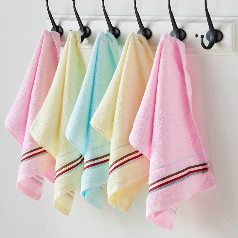 Face Towel Bathroom Super Absorbent Luxury Soft Cotton Towels Hand Towel 33x72cm Stripe Style 100% Cotton MJ-1098