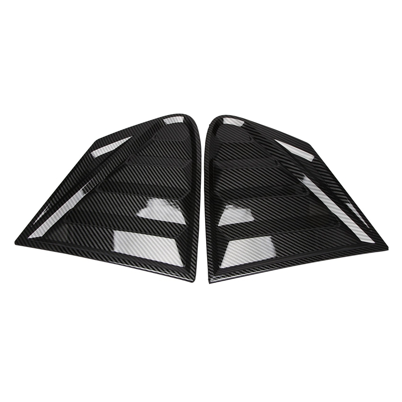 Auto Window Side Lamellen Vent Voor Ford Focus ST-LINE Hatchback Abs Carbon Fiber Stijl Auto Accessoires