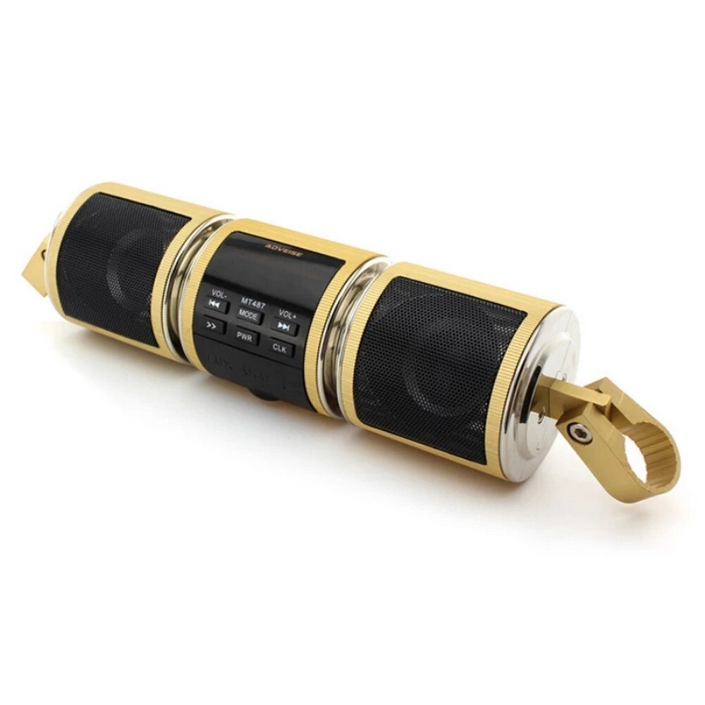 Motorfiets Bluetooth Speaker MP3 Bluetooth Muziekspeler Waterdichte Motorfiets Stereo Speaker Verstelbare Led Scherm