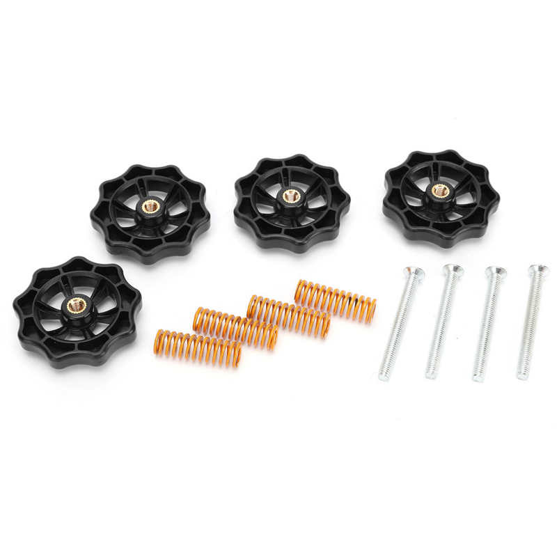 stainless steel wire insert threaded inserts 2 Sets Printer Accessories Leveling Nut Bed Springs Heating Rod