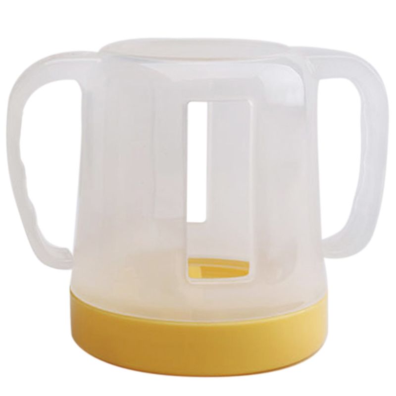 180ml Explosion-proof -proof Wide-caliber with Handle Baby Bottle PP Sleeve 95AE: Yellow