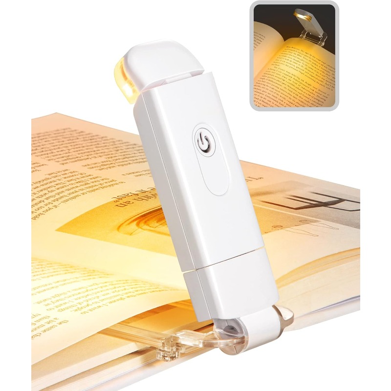 LED USB Oplaadbaar Boek Leeslamp Oogbescherming Nachtlampje Draagbare Clip Bureaulampen Bladwijzer Leeslamp Nachtlampje