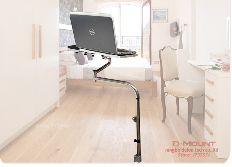 OK 071-soporte móvil para ordenador portátil, soporte ajustable para sofá, Monitor de ordenador, montaje y teclado, mesa giratoria para ordenador portátil