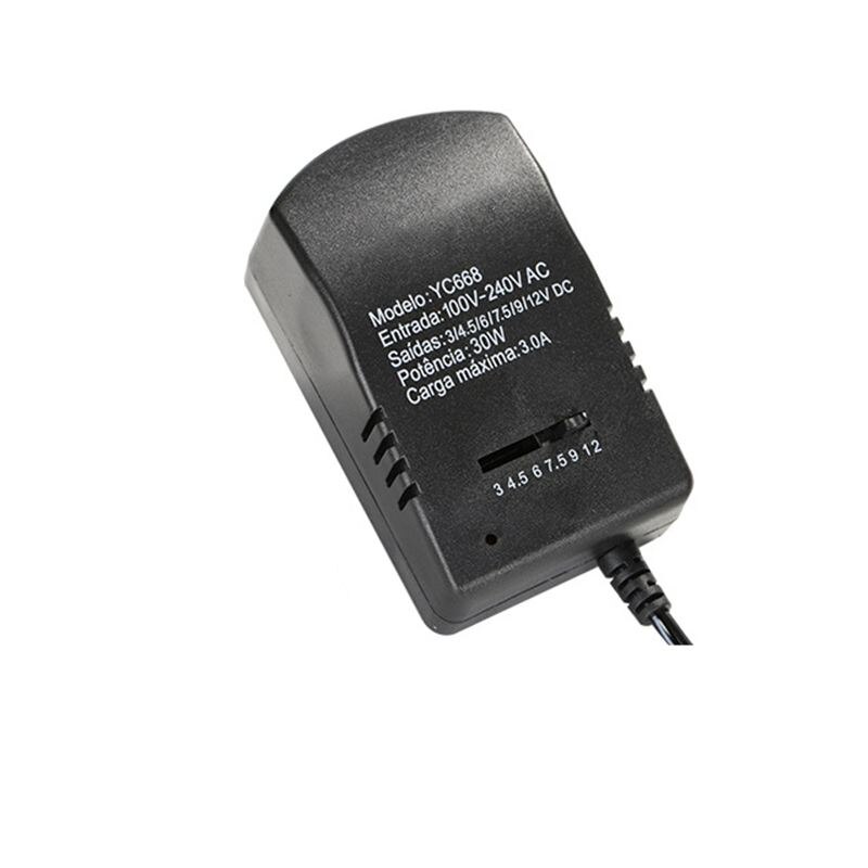 30W Multifunctionele Verstelbare Power Adapter 3-12V Multifunctionele Opladen Schakelaar Power Adapter Eu plug