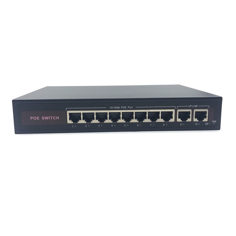 48V Ethernet POE switch met 8 10/100Mbps Poort IEEE 802.3 af/bij Geschikt voor IP camera/Draadloze AP/CCTV camera systeem: Default Title