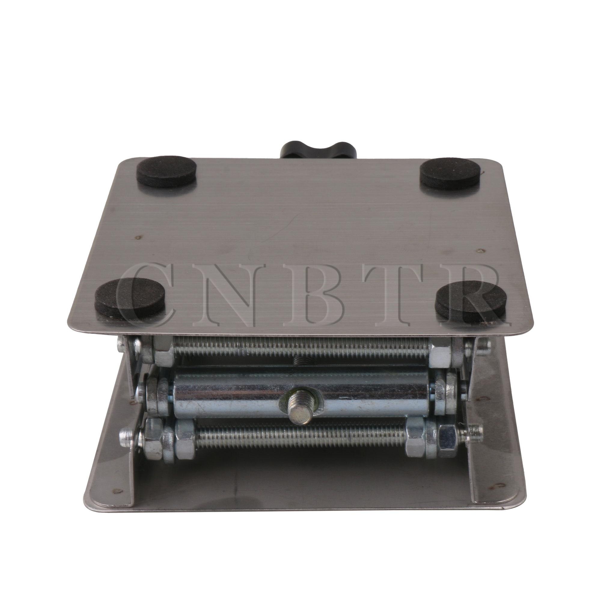 CNBTR Stainless Steel Lab Lifter 3x3In Lift Table for Chemistry Laboratory