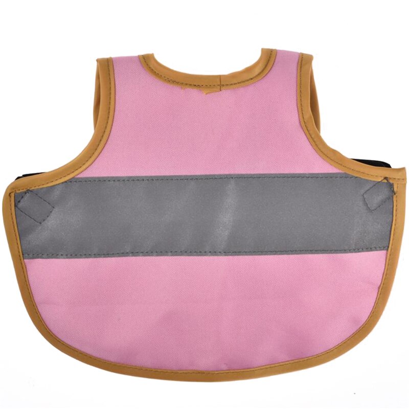 Chaleco reflectante para mascotas ropa con motivo de pollo, aves de corral, sillín, delantal, soporte de protección de plumas para pollo y pato: red