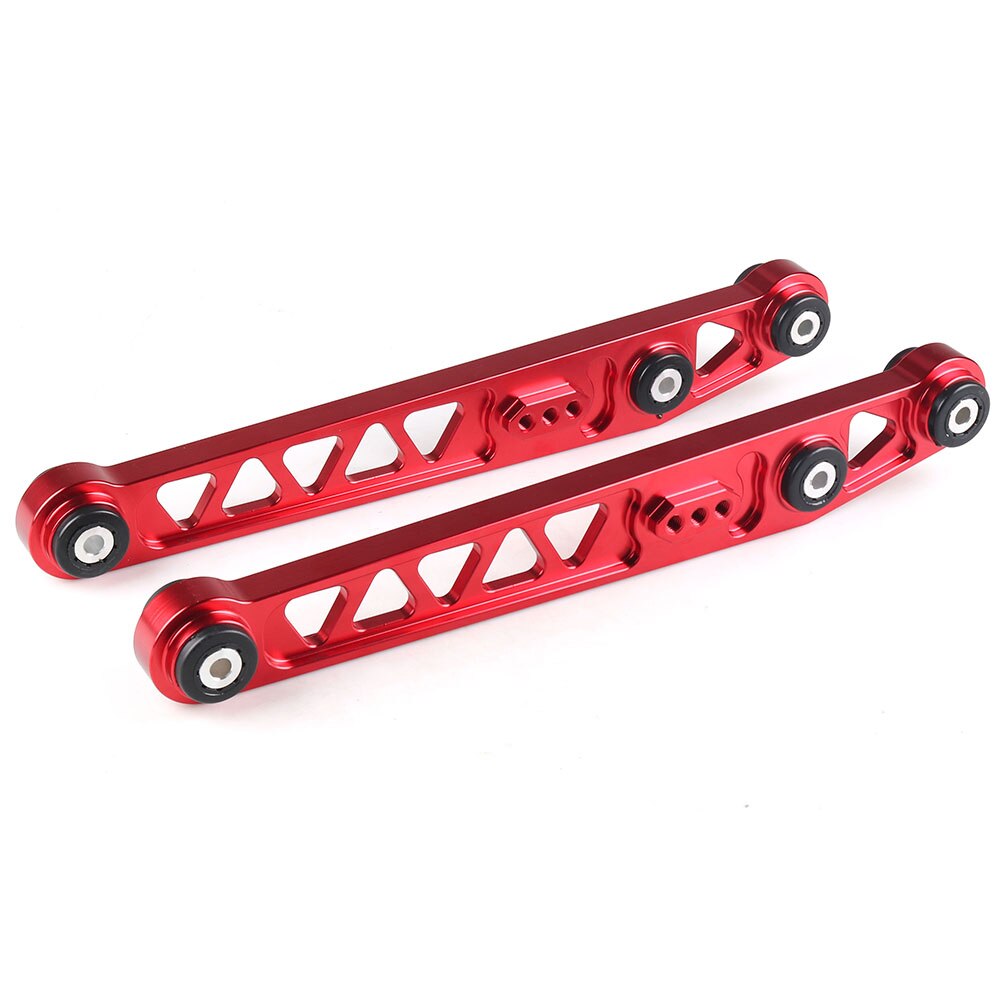 Een paar Achter Draagarm Subframe Brace Tie Bar Armen ASR Kit Voor Honda voor Civic 96-00 EX SI JDM LCA EK EM: Rood