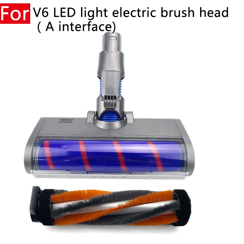 Replacement For Dyson v6 v7 v8 v10 v11 Hand-held Vacuum Cleaner Spare roller Carpet LED Electric Brush Head Home Accessories: 05