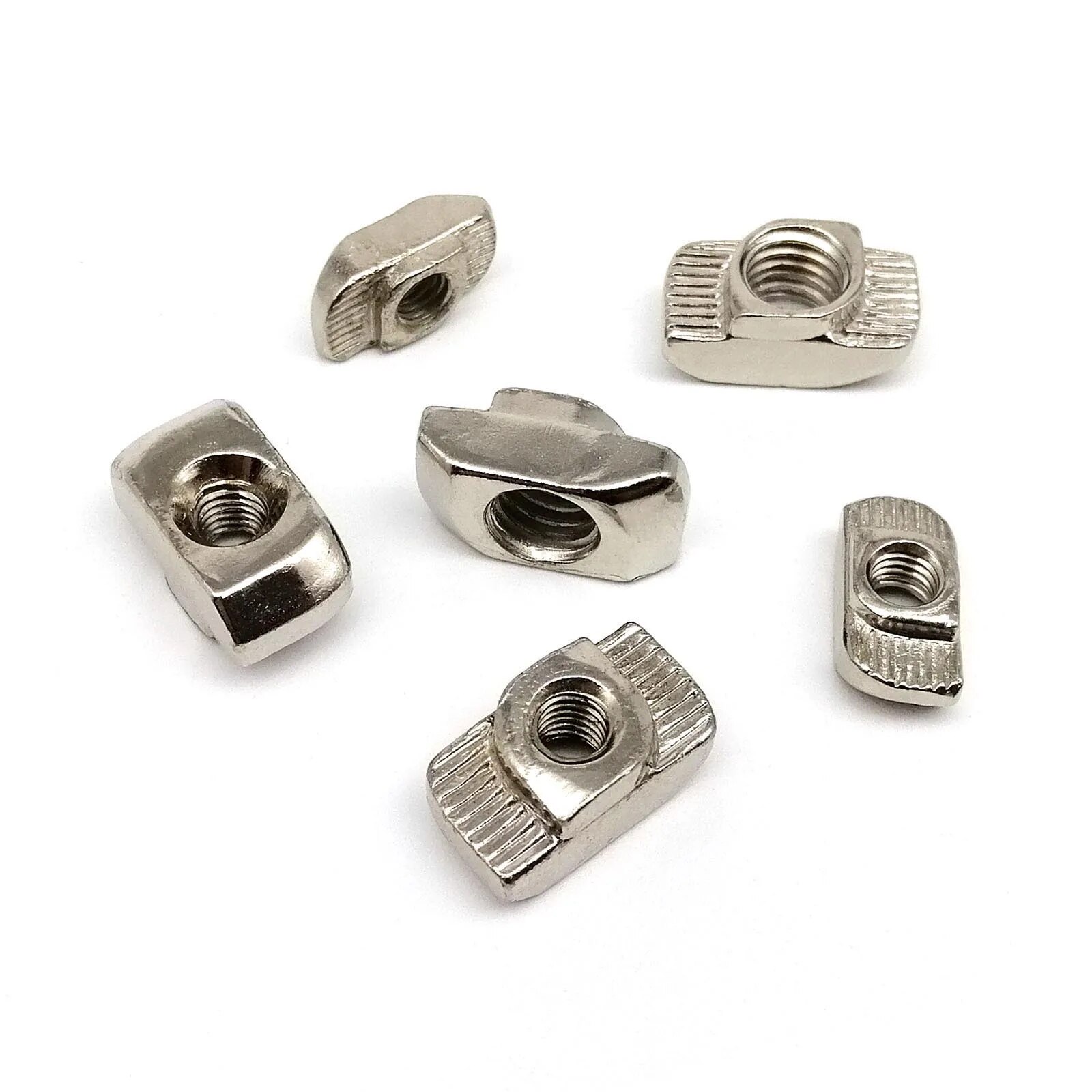 50/30/20 piezas M3 M4 M5 M6 tuerca en T martillo de tuerca deslizante en forma de barco para pista de ranura de extrusión de perfil de aluminio serie 20 30 40