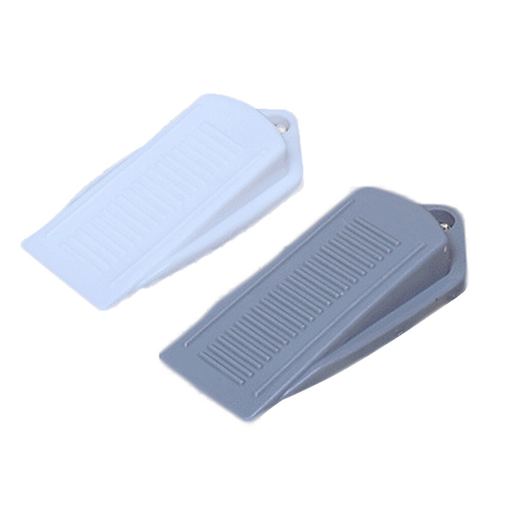 1pc Door Wedge Shaped Rubber Door Stops Non-Slip Black Rubber Door Buffers For Office Home Floor Door Stopper