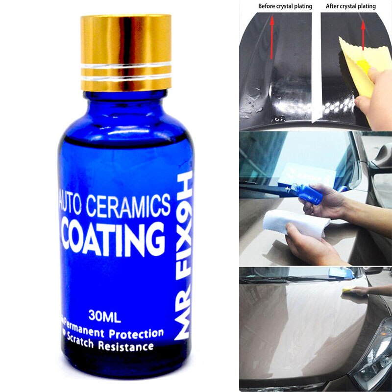 9H Ceramic Car Coating Motocycle Paint Care Car Liquid Glass Nano Hydrophobic Car Polish Auto Detailing Water Glass Coating