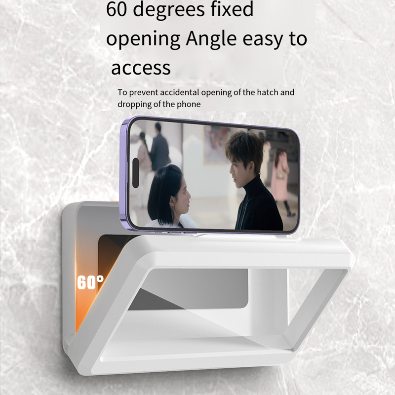 Obrotowe o 360 stopni, wodoodporne i przeciwmgielne etui na telefon komórkowy robić łazienki, uchwyt na telefon strąk prysznic, wodoodporny, możliwość dotykania strąk prysznicem.