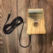 Kabel 17 Sleutel Kalimba Afrikaanse Solid Mahonie Duim Vinger Piano Sanza 17 sleutel Massief Houten Kalimba Mbira Duim kalimba