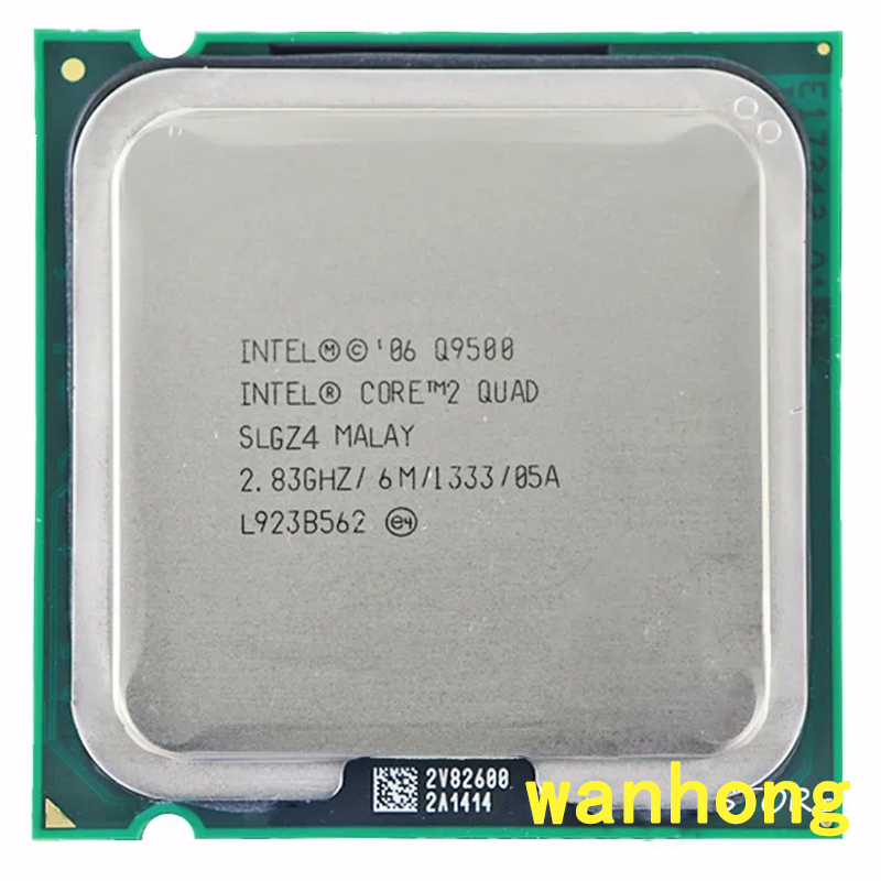Q9550 q9500 kerner , 2 quad-processorer  q9550 q9500 2.83 cpu'er, 2 ghz,  /12mb l2 cache/fsb, 1333 lga775