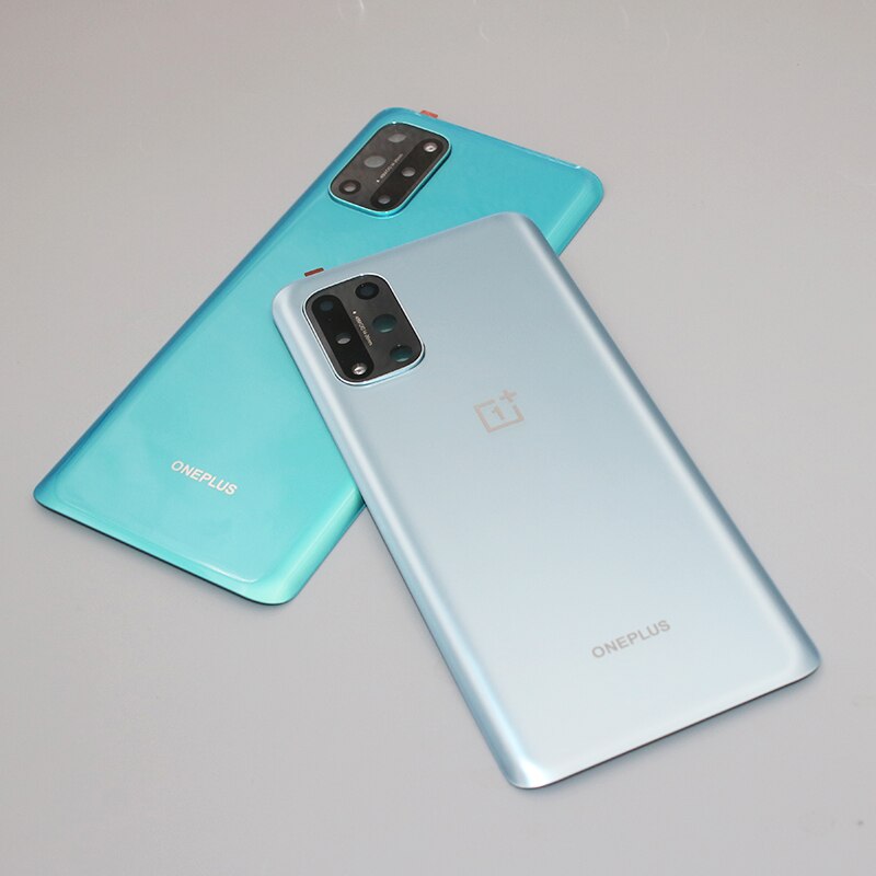 Originalt oneplus batteri bakdeksel glass bakdør kabinett panel deksel telefon erstatning for en pluss 1+ 8t 8 t med kameralinse