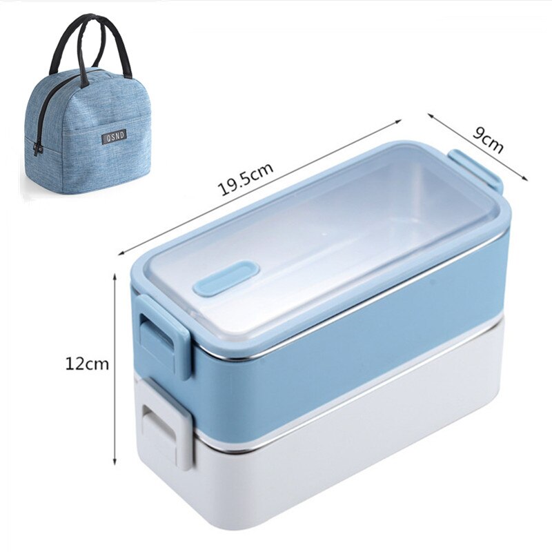 1100ml Double Layer Stainless Steel 304 Lunch Box ... – Grandado