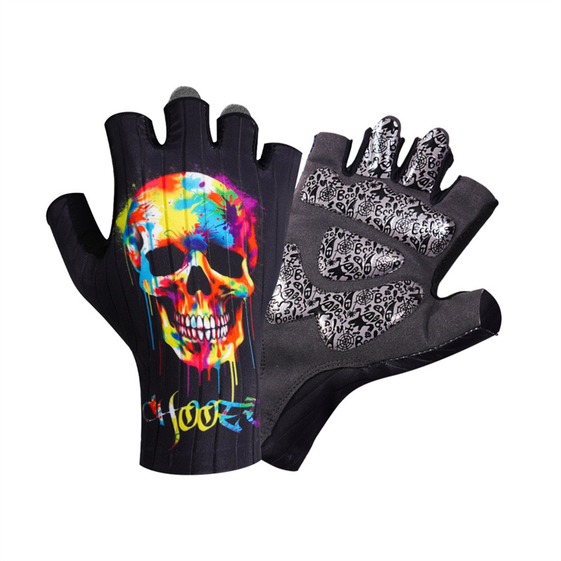Guantes CNC, accesorios para bicicleta, guantes para Mtb, guantes de ciclismo de verano, guantes de medio dedo para bicicleta, traje deportivo para Fitness: S / Azul