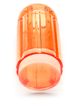 Estampador de uñas de silicona transparente, Kit de rascador de de esmalte, herramientas de estampado de uñas, Color caramelo, 2,8 cm: NO 2  Clear Orange