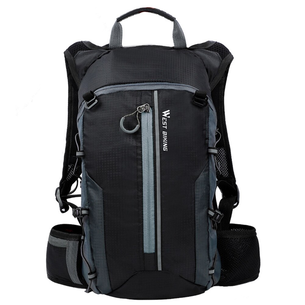 Waterdichte Fietstas Fietsen Bergbeklimmer Rugzak Ademend 10L Ultralight Fiets Water Bag Klimmen Fietsen Hydratatie Rugzak: Black