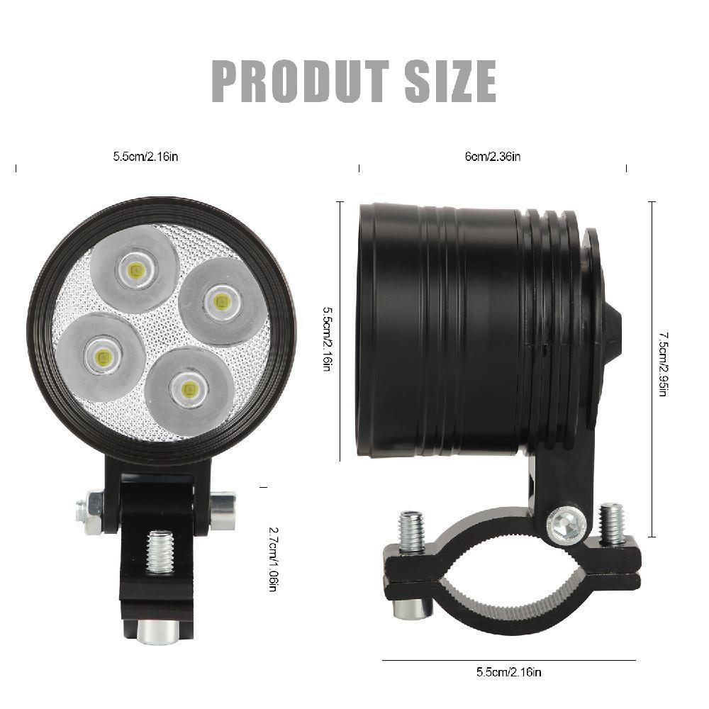 1 paar Motorrad LED-leuchten Motorrad Scheinwerfer Starke Licht LED Nebel Licht Hilfs Licht Motorrad Lampe Lampe Zubehör