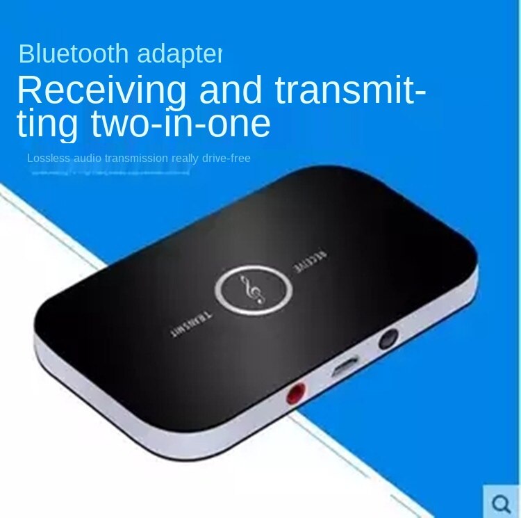 B6 Bluetooth Adapter Two-in-one Bluetooth 4.0 Receiver Transmitter 3.5MM Supports Android, IOS, PAD, Bluetooth Audio Equipment