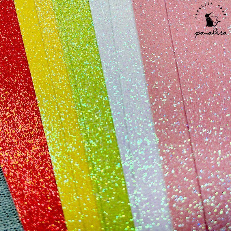 Panalisacraft 120 gsm  a4 10 kpl sekavärejä ombre glitter paperi superkiiltävä paperi premium korttipaperi askartelupaperi korttipaperi