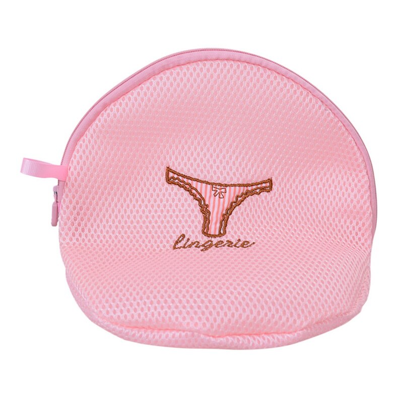 Sac à linge zippé en nylon pliable pour machine à laver, sac à linge pliable pour soutien-gorge, chaussettes, sous-vêtements, filet de lavage: 21 x 21cm 1pc