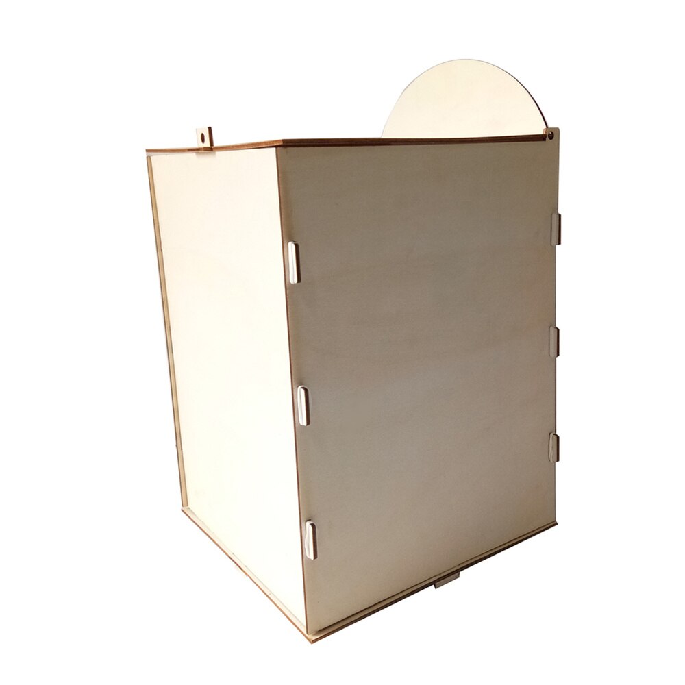 Caja de madera de boda, buzón de correo rústico, soporte de tarjeta de , adornos artesanales, SUMINISTROS DE BODA (con una llave)