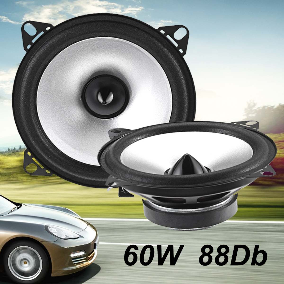 2pcs 6.5 Inch 150W Hifi Car Coaxial Auto Music Stereo Full Range