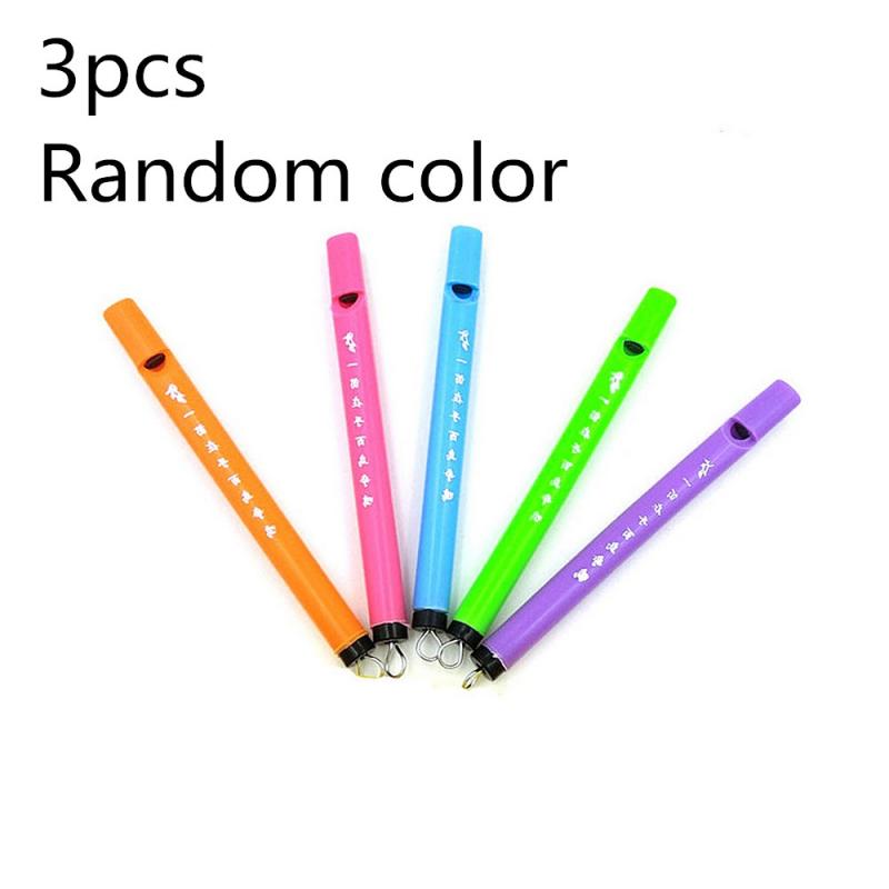 3pc mini fløjte musik lærke fugl legetøj til børn børn fløjtende piccolo sjov rytme lyd legetøj musikinstrument: Default Title