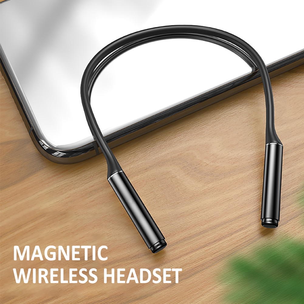 V5.1 Magnetische Bluetooth Oortelefoon Sport Oordopjes Waterdicht In-Ear Oordopjes Nek Opknoping Hoofdtelefoon