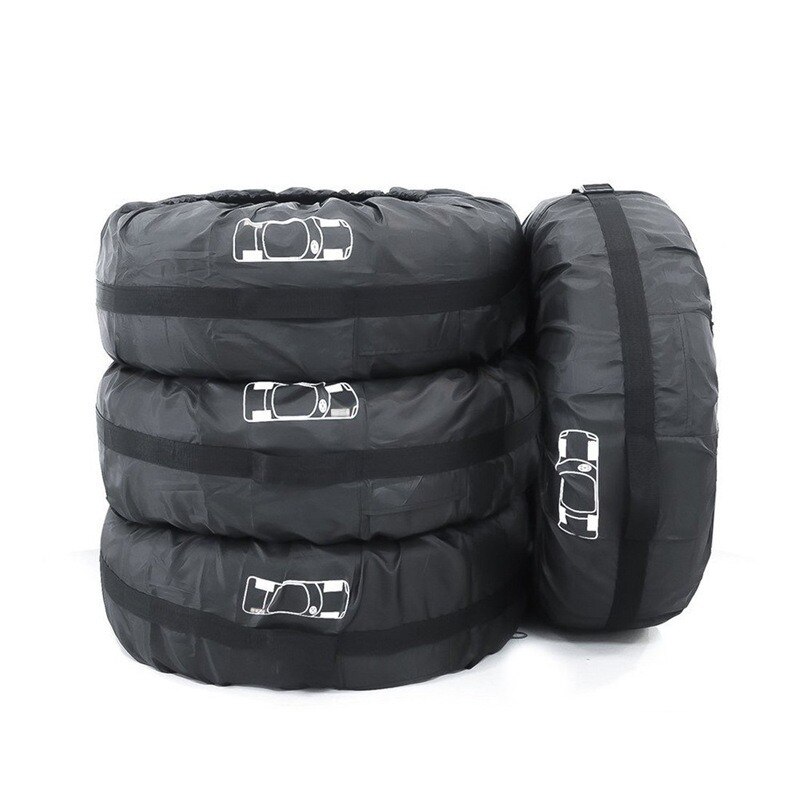Bil reservedeler dekk deksel oppbevaringspose auto hjul dekk beskytter støvtett vanntett bag polyester deksler s/l dekk tilbehør