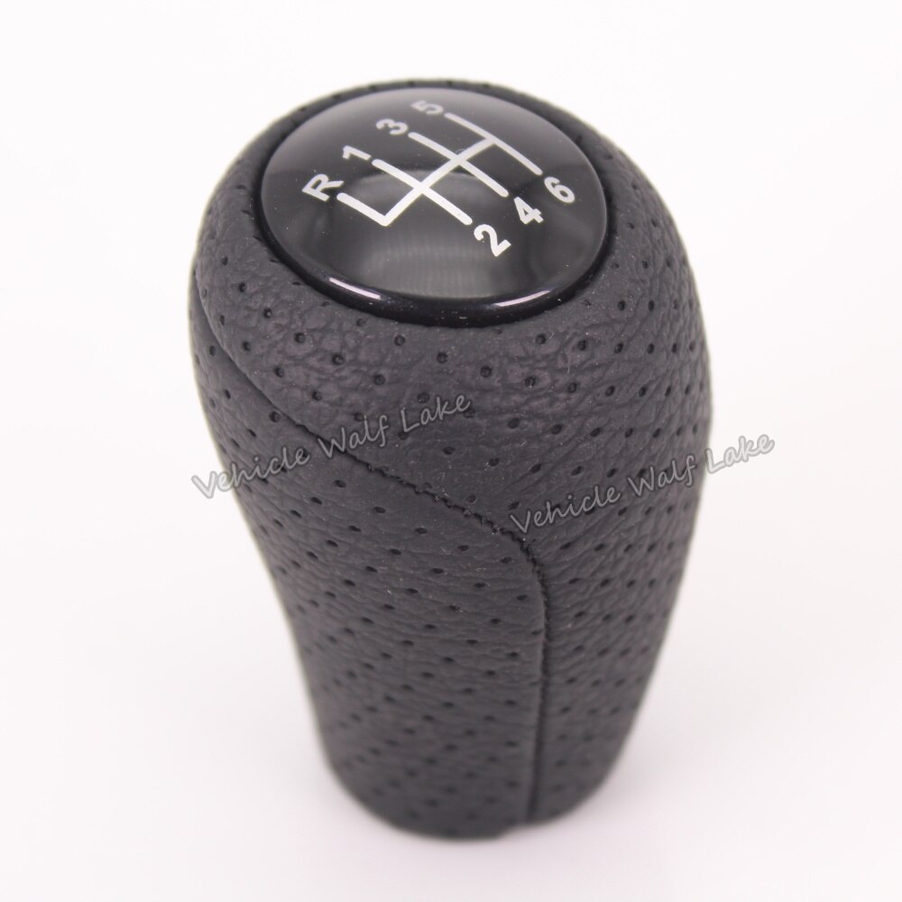 Black 6 speed gear shift stick knob For MAZDA 6 II GH Car-styling 2007