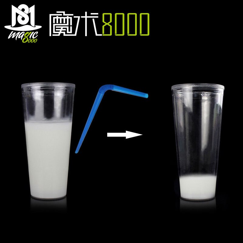 Super Wunder Glas-Große Magie milch tasse milch verschwinden, klassische spielzeug magie Tricks,Spielerei