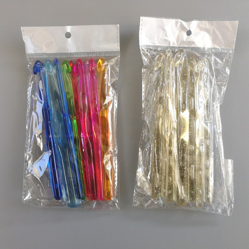 DONYAMY 9 stks/set multi-color Plastic Knit Haaknaalden Breinaalden Weave Craft