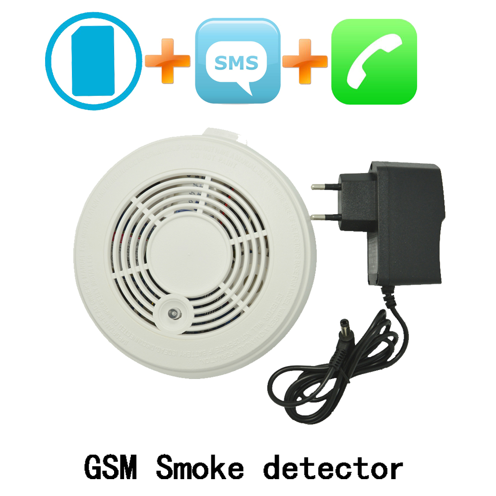 (1 st) brandledning larmdetektor gsm sms röksensor larm hem trygghetsskydd ringnummerdetektor för