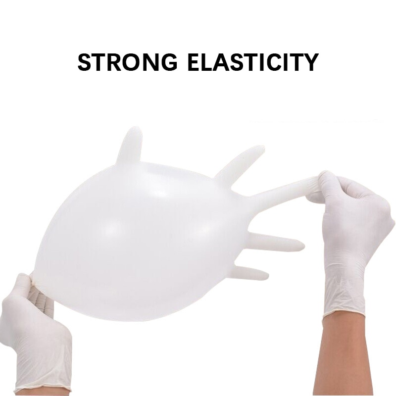 Guantes de protección desechables de nitrilo, 100 Uds., resistentes al agua, guantes mecánicos de seguridad para uso doméstico en el trabajo, de laboratorio