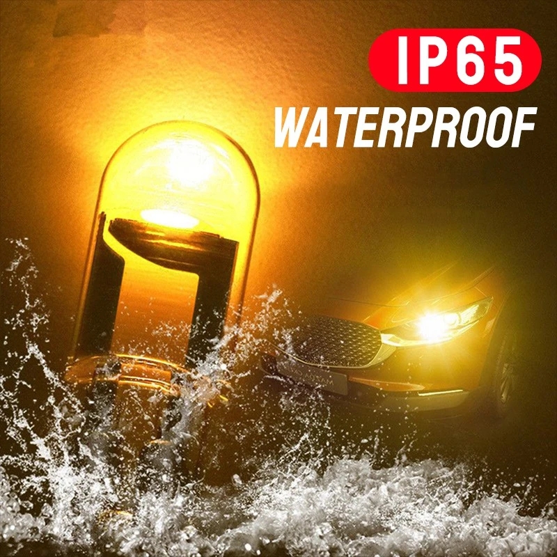 W5W Led T10 luz de coche COB transparente 6000K blanco Auto automóviles Motor lámpara de matrícula luz de techo lectura DRL estilo de bombilla 12V